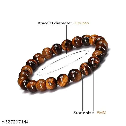 Tiger Eye & Sulemani Akki Bracelet Combo – Protection, Confidence & Spiritual Growth