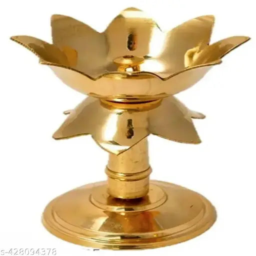 Brass Kamal Jiot Stand Pack of 2