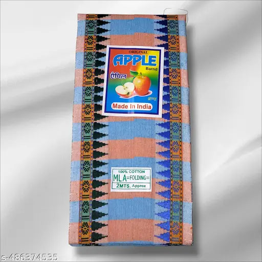 MXX Cotton Striped Gamcha for Pooja and Religious Purpose ( Multicloured) - Pack of 1