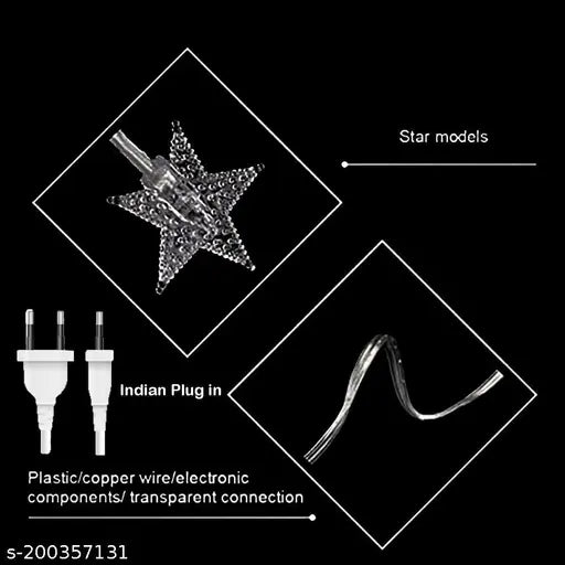 DEAL Itsapna Pack of 1 Mini star  String Lights for Indoor Outdoor Decoration Diwali Light for Party Birthday Diwali Christmas Navratri Valentine Gift Home Decoration Light (3 Meter14 LED, Warm White)