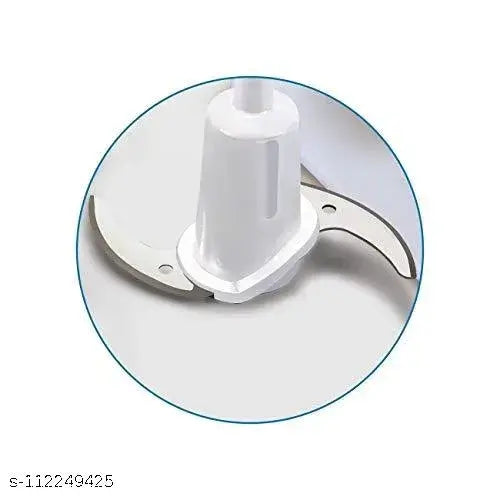 Kitchen4U - 250 watt Multi Functional Mini Vegetable Chopper Capacity 500 ml White with Silicon Spatula Brush(pack of 3)