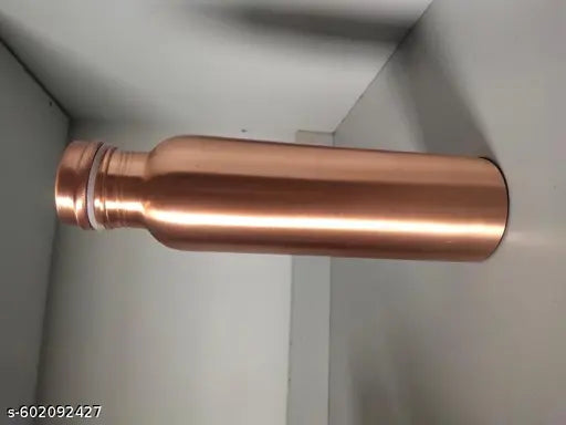 Evokali 100% Pure Copper Water Bottle – Ayurvedic Handcrafted Drinkware for Healthy, Eco-Friendly Hydration (1 Liter)