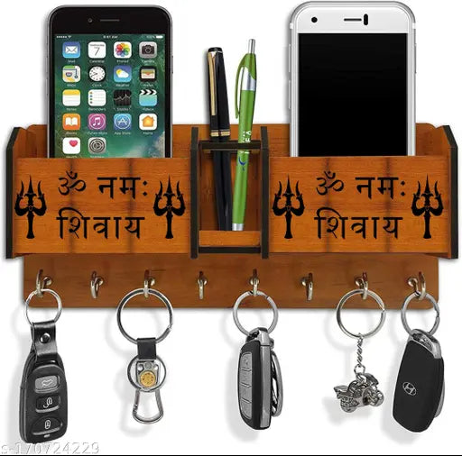 OM namas shivaya wall wooden key  hoder walldecor