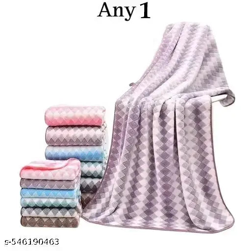 N N Goods" 1 pcs Cotton Bolls Super Soft Microfiber Bath Towel 1 Pcs Large Size 70x140CM