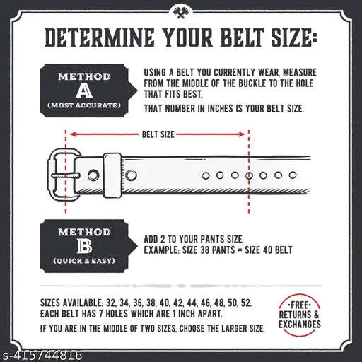 Fashionable Unique Men Belts
