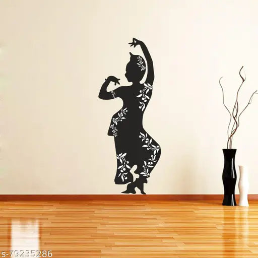 Dancing girl Wall Stickers (70Cm X 28Cm)