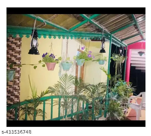 SPHINX Traditional Vintage Style Iron Matte Black Electric Lantern with Bulb for lighting and decorations, table centrepiece, study table lamp, dining table decor- (1 Piece)