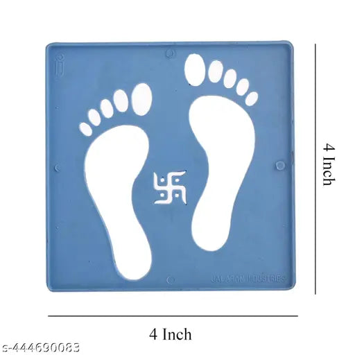 12 Different Design Draw Rangoli Making Kit Rangoli Stamp Om Swastik Flower design Colourful Rangoli Making Stencils