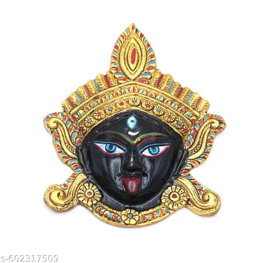 Kaali Maa Metal Face Nazar Battu Evil Eye Protector Vastu Wall Hanging Decor