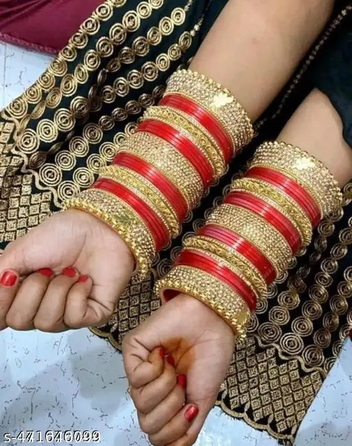 Trendy Fancy chunky Chooda bangles/Diva Chooda bracelet and bangles/plain patti chooda/ Bridal Fancy Chooda/Punjabi Chooda/Rajasthani Chooda /Bridal Fashion Jwellery/Beauty and Ethnic Wear jewellery bangles woman bangles/ wedding bangles set for women and