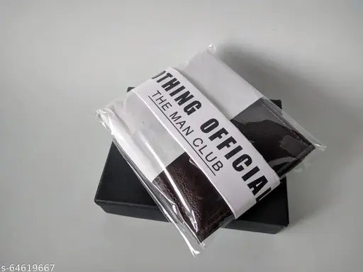 Nothing Official Men's Belt and Wallet Combo Black