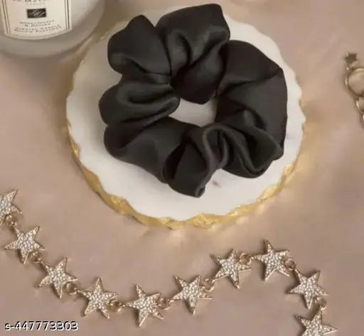 12pcs Premium Silk Satin Scrunchies juda for women and girls