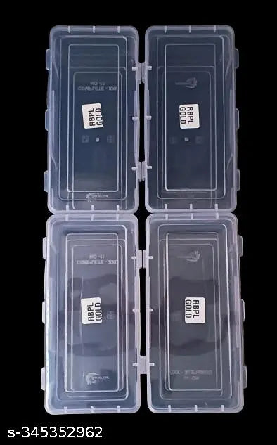 MULTIPURPOSE PLASTIC BOX ,BANGLE STORAGE BOX ,JEWELLRY ORGANISE, SELF ORGANISER (PACK OF 4 PIECES))
