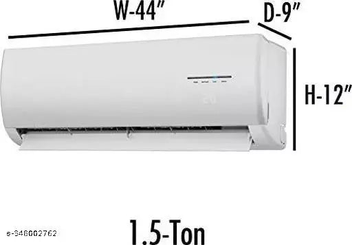 Ebring Black & Silver 1.5 Ton Split AC Cover For Indoor Unit