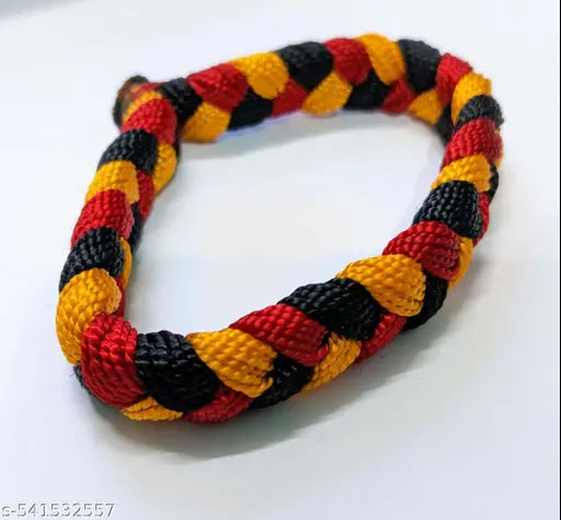 Raksha Kalava for Nazar of Red-Yellow-Black Thread for Men & Women